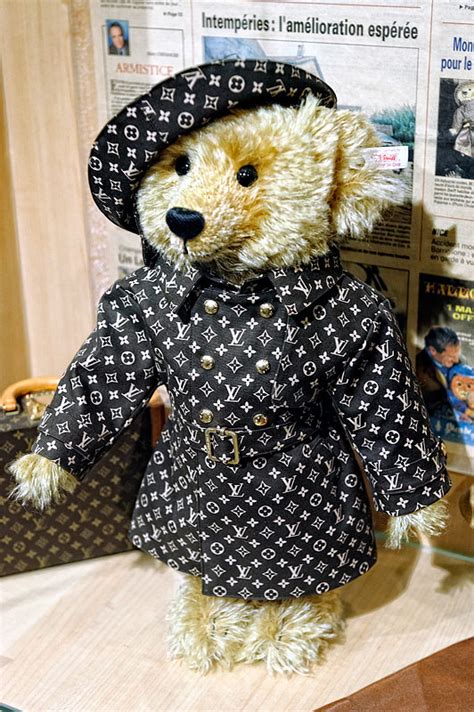 teddy bear lv|louis vuitton steiff teddy bear.